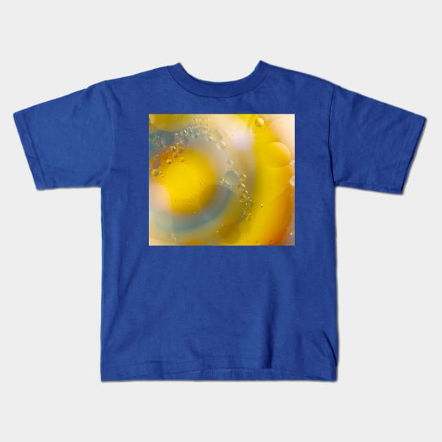 Oil in water abstract # 4 Kids T-Shirt by ikshvaku